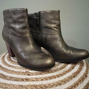 Cole Haan gold|bronze boots